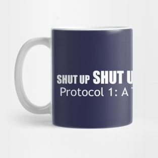 Blooper (white text) Mug